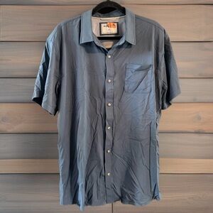 PANCO MENS “THE BUSTED PROP” SHIRT SLATE BLUE SZ XXL SLIM FIT LIKE NEW